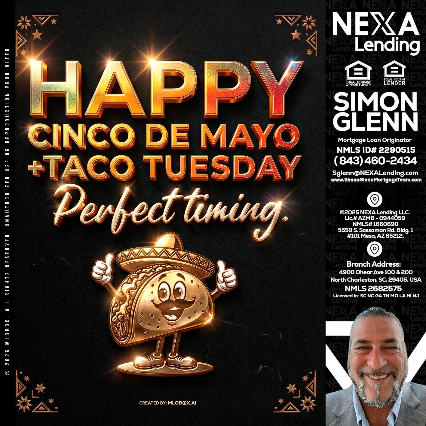 happy 5 de mayo - Simon Glenn -Mortgage Broker Loan Originator