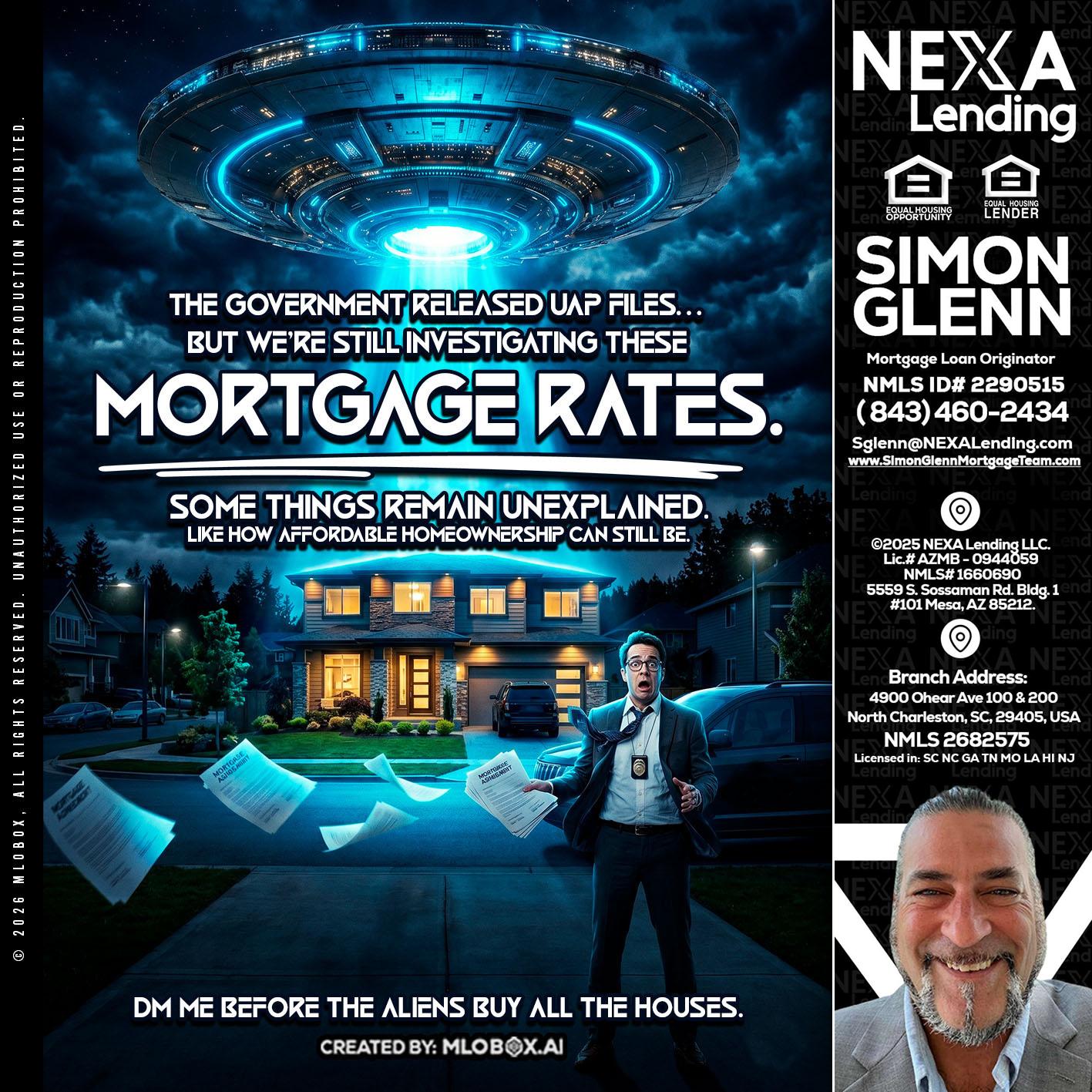 MORTGAGE RATES - Simon Glenn -Mortgage Broker Loan Originator