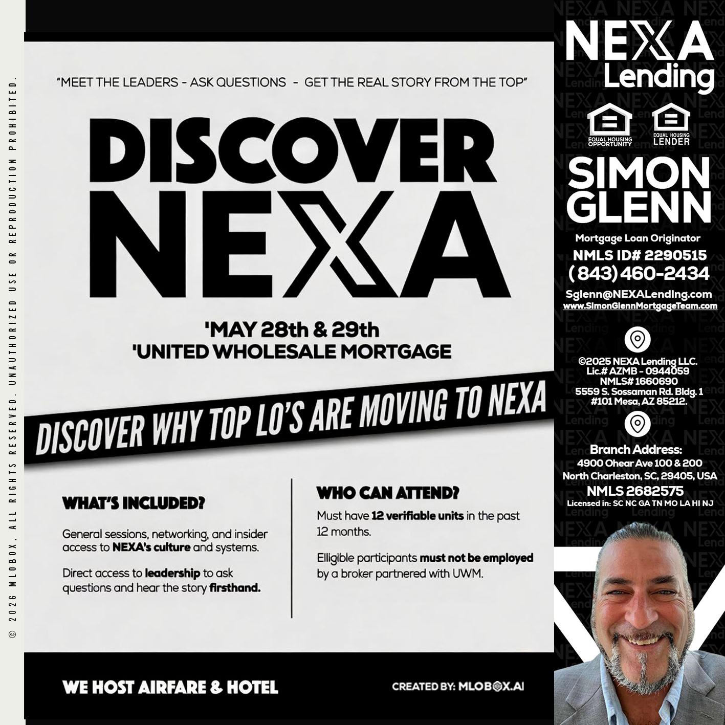 DISCOVER NEXA - Simon Glenn -Mortgage Broker Loan Originator