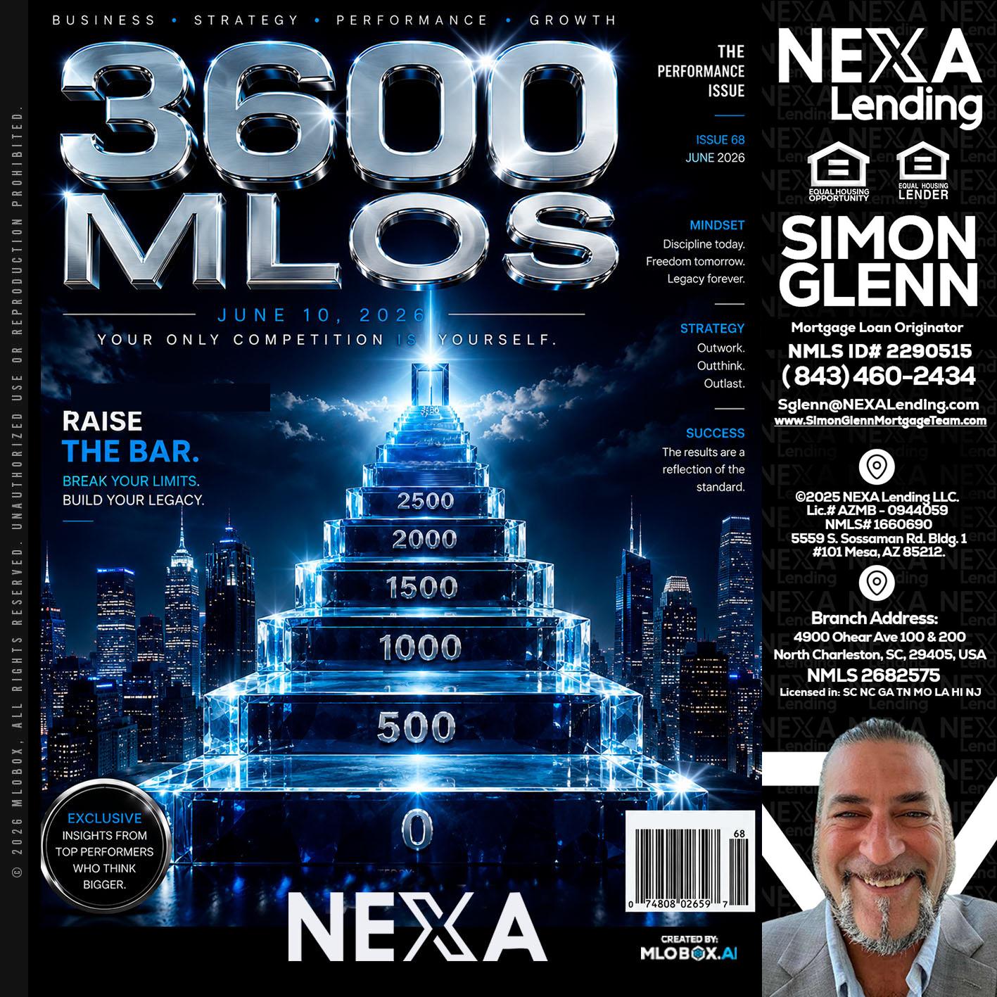 3600 MLOs - Simon Glenn -Mortgage Broker Loan Originator