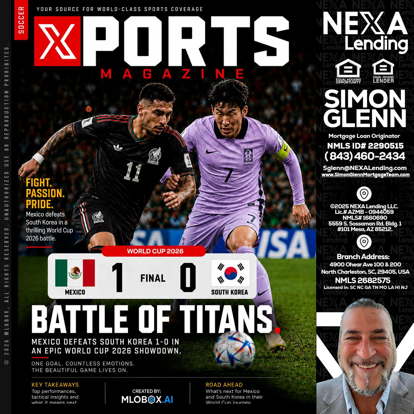 XPORTS MAGAZINE - Simon Glenn -Mortgage Broker Loan Originator