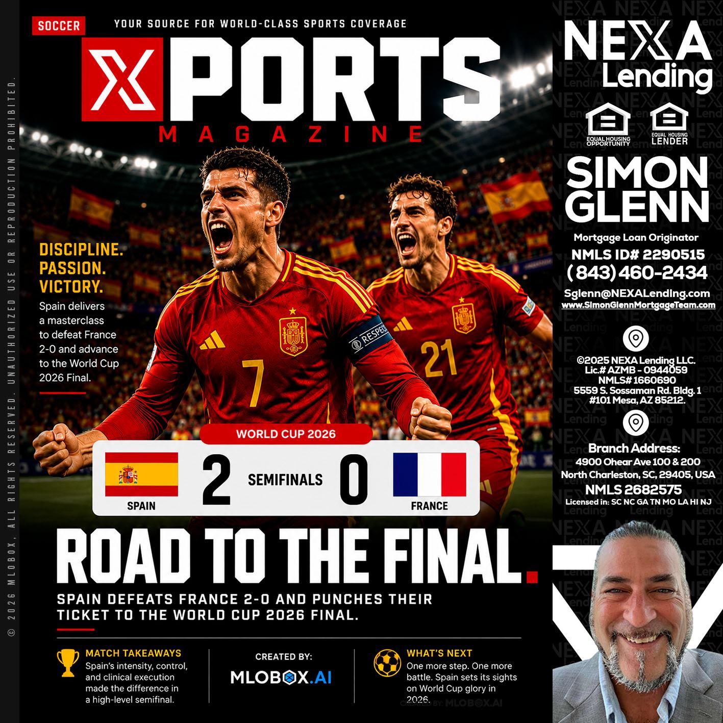 XPORTS WORLD CUP 2026 - Simon Glenn -Mortgage Broker Loan Originator