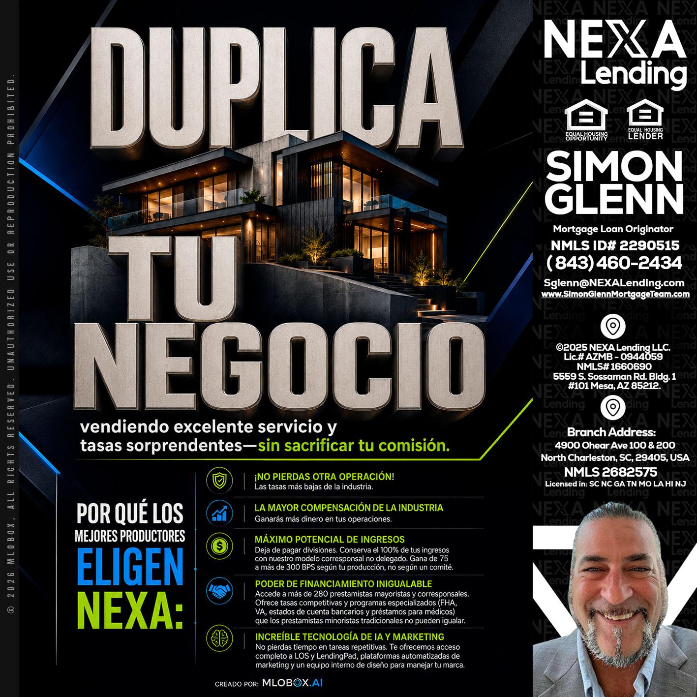 DUPLICA TU NEGOCIO - Simon Glenn -Mortgage Broker Loan Originator