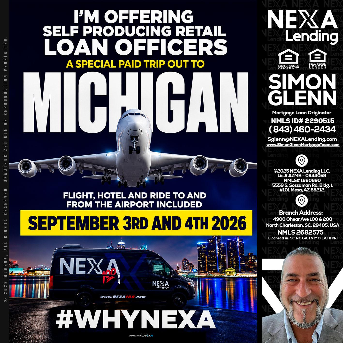 MICHIGAN - Simon Glenn -Mortgage Broker Loan Originator
