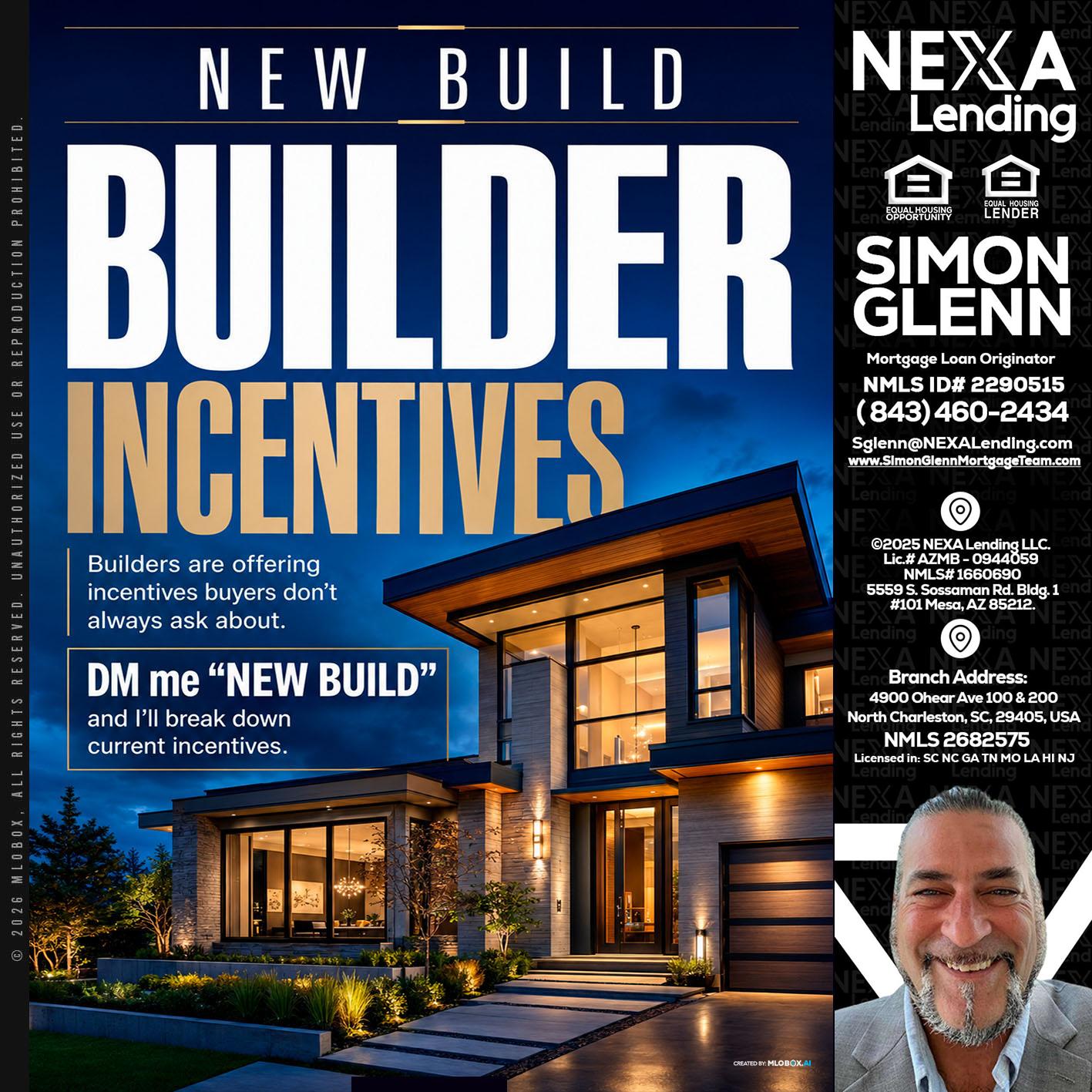 NEW BUILDER - Simon Glenn -Mortgage Broker Loan Originator