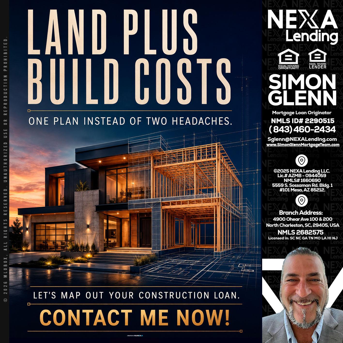 LAND PLUS - Simon Glenn -Mortgage Broker Loan Originator