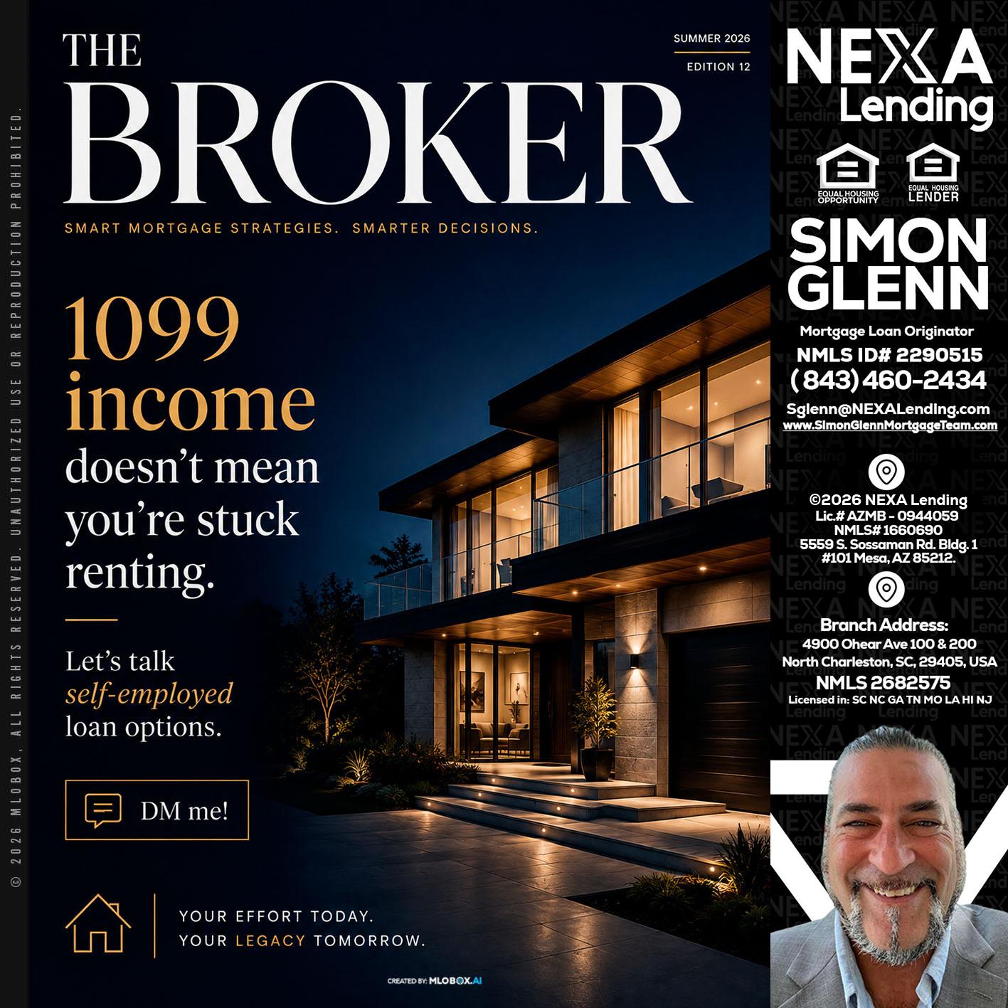 THE BROKER - Simon Glenn -Mortgage Broker Loan Originator