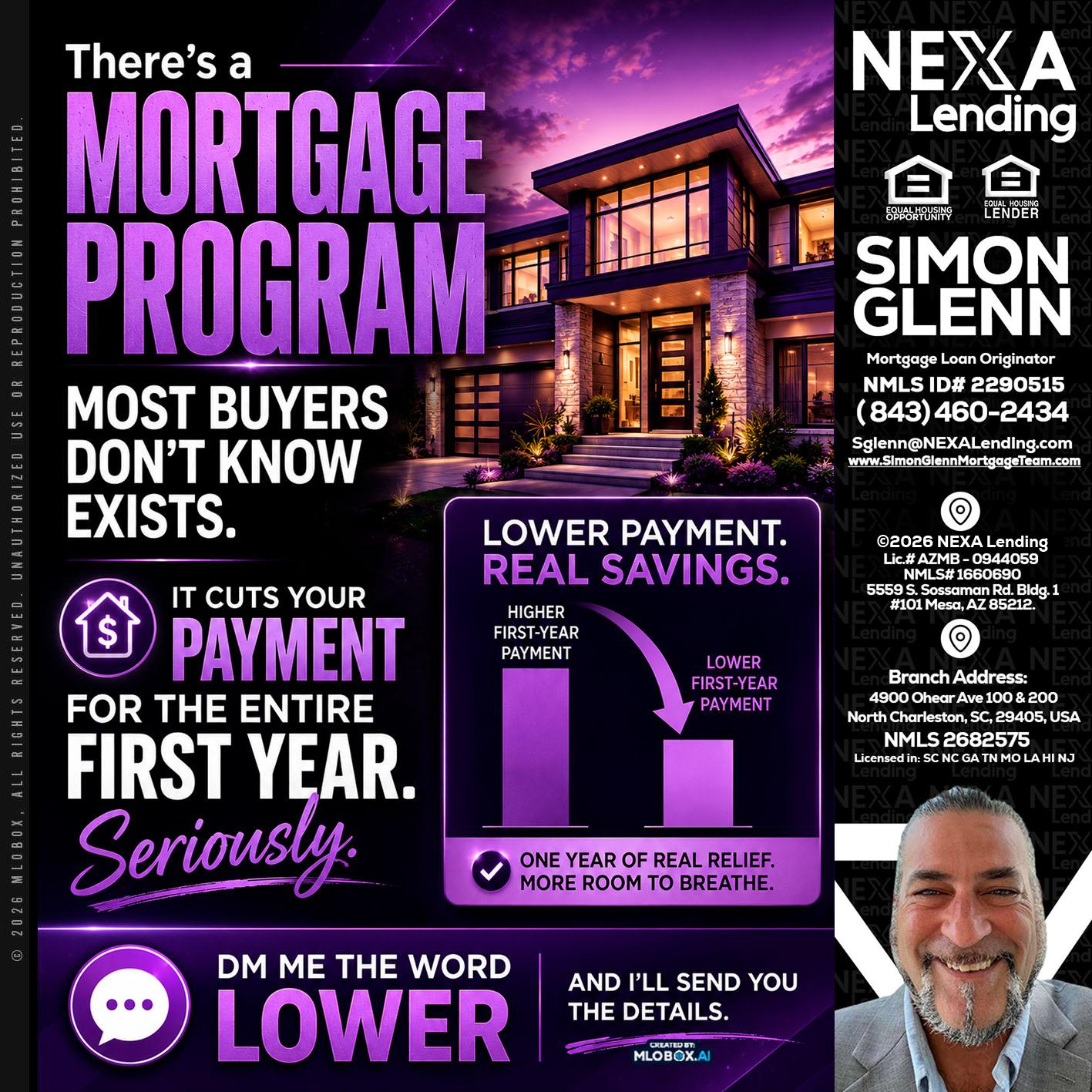 MORTGAGE PROGRAM - Simon Glenn -Mortgage Broker Loan Originator