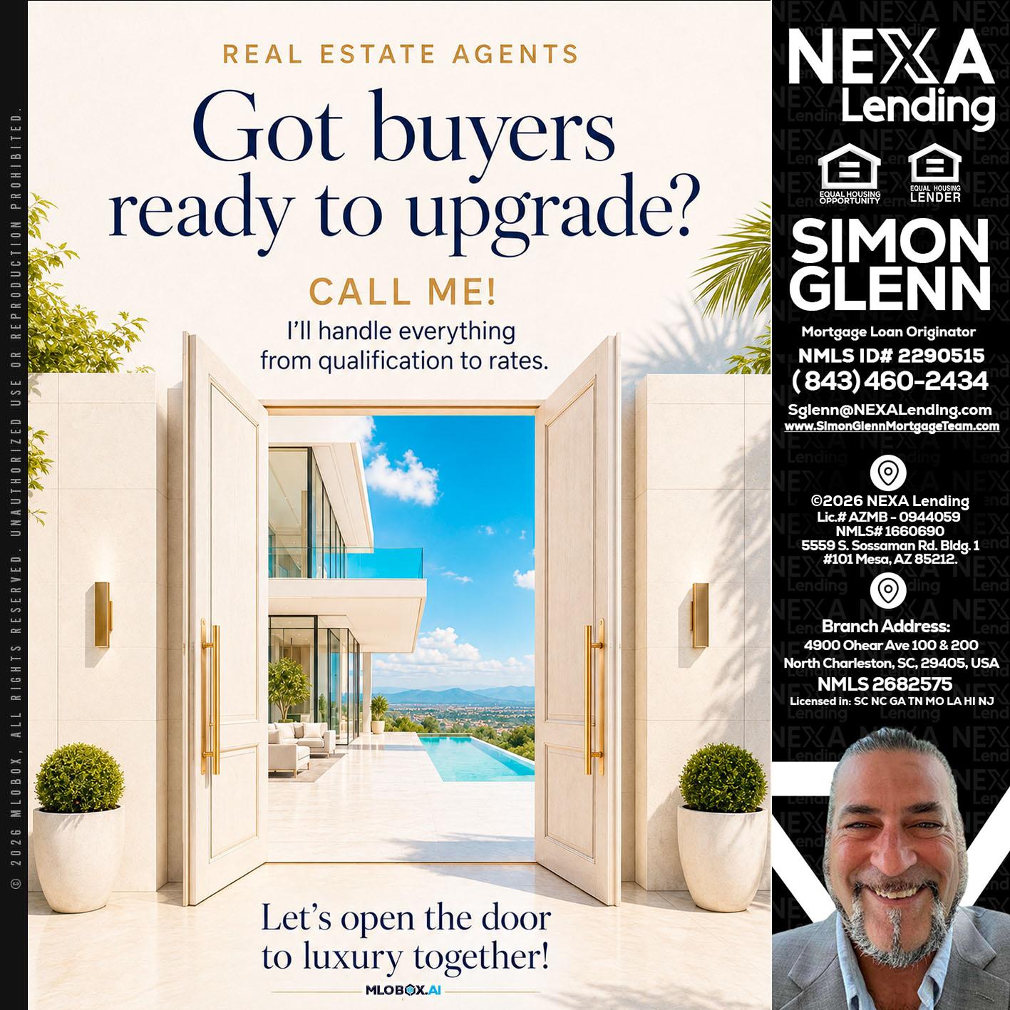 got buyers? - Simon Glenn -Mortgage Broker Loan Originator