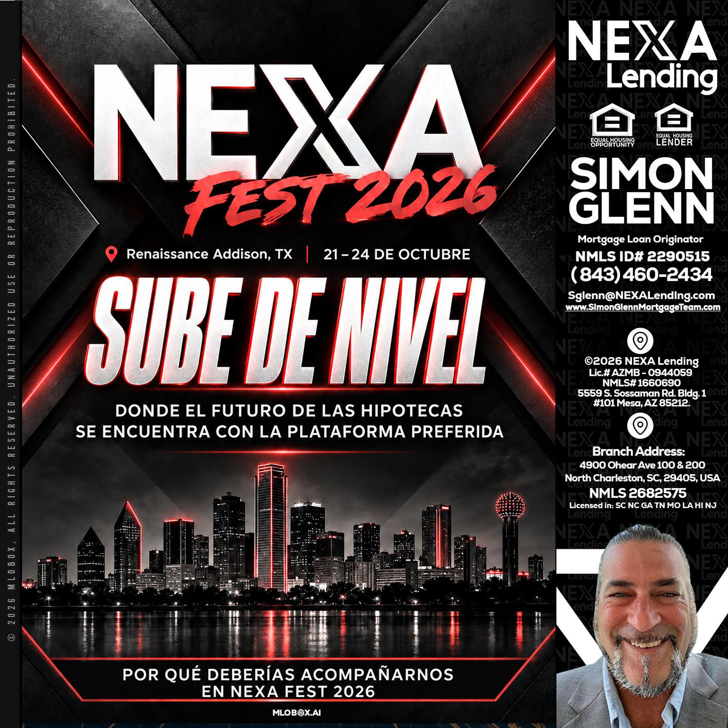 NEXA fest 2026 - Simon Glenn -Mortgage Broker Loan Originator