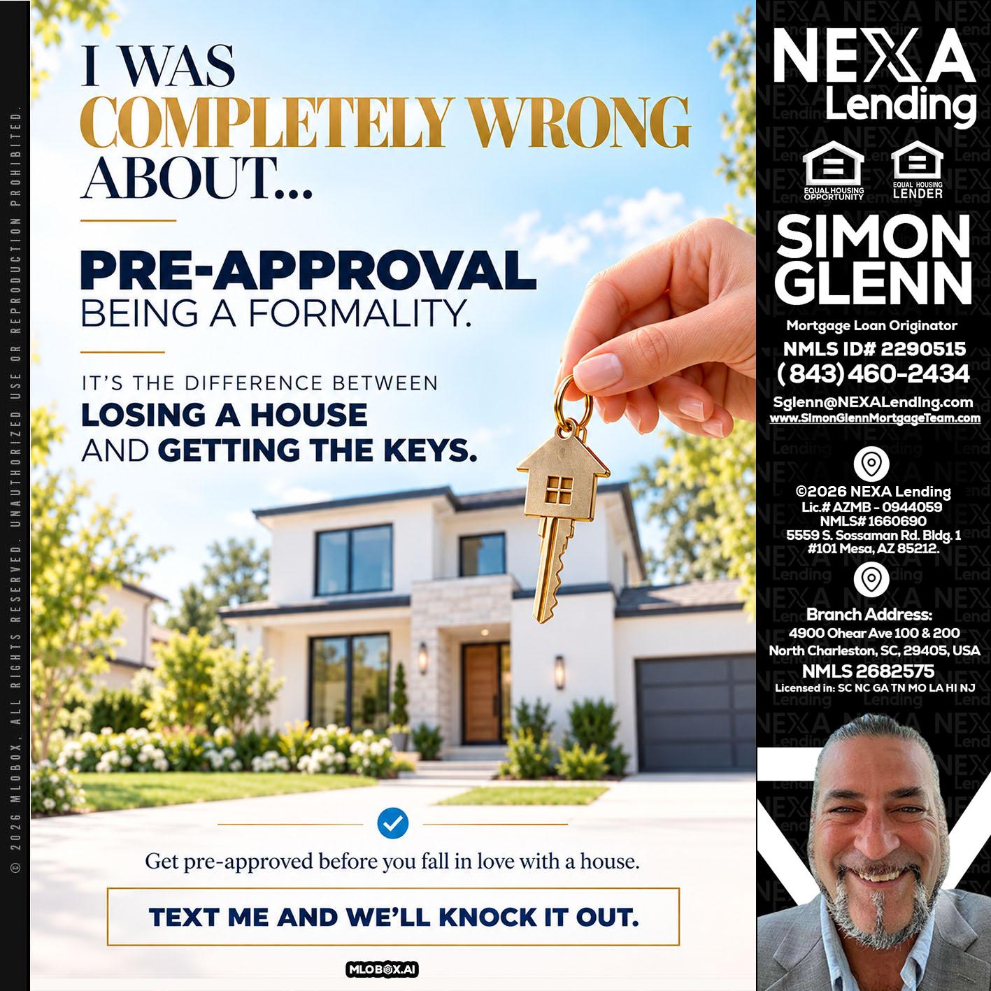 I WAS COMPLETALLY WRONG - Simon Glenn -Mortgage Broker Loan Originator